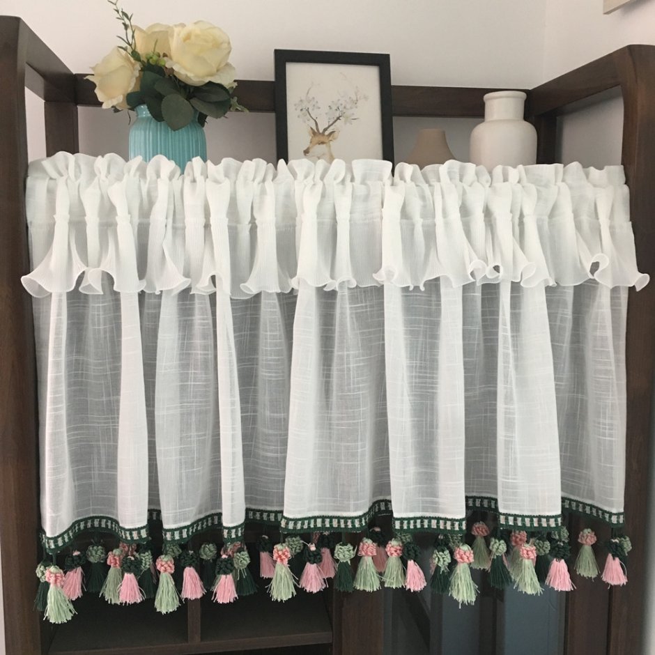 Занавески с кружевом