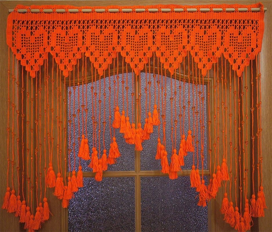 Шторы макраме