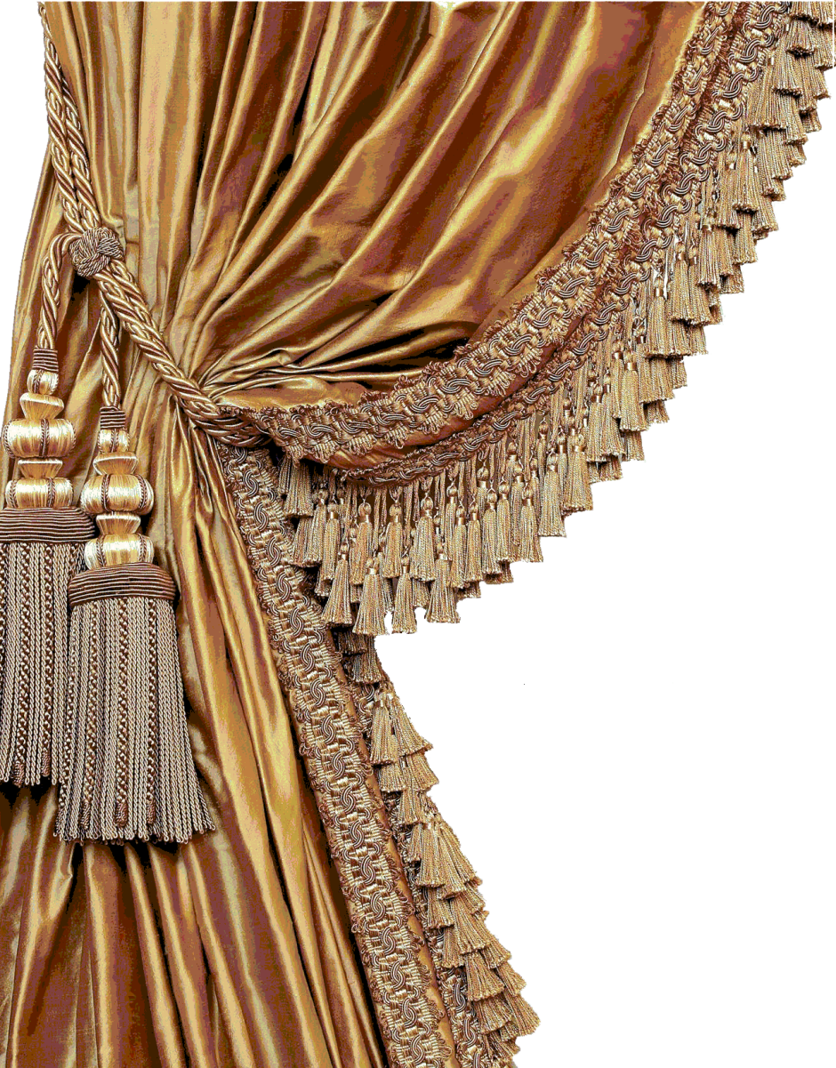 Нашить бахрому на шторы