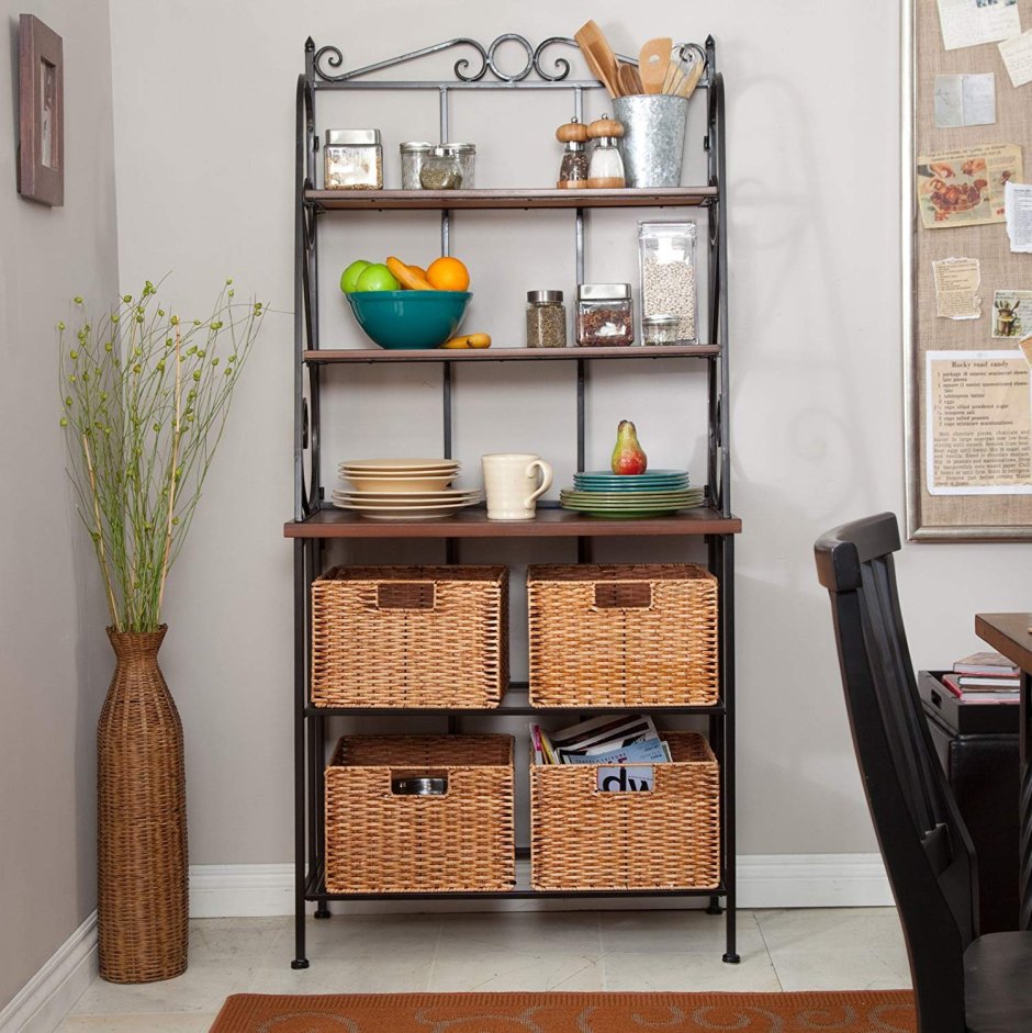 Рабочее место в гостиной