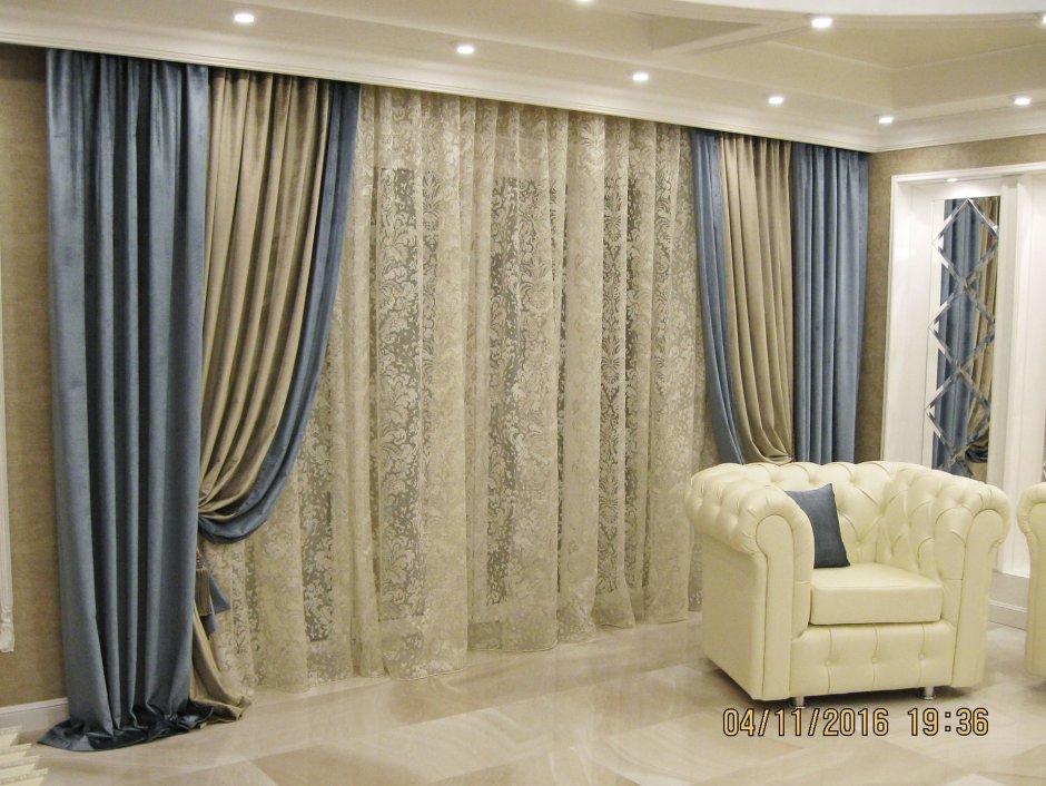 Шторы в гостиную в современном стиле 2020