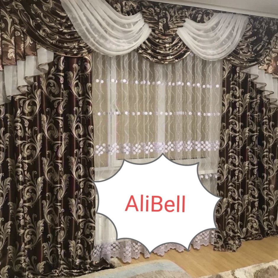 Садовод шторы с ламбрекеном