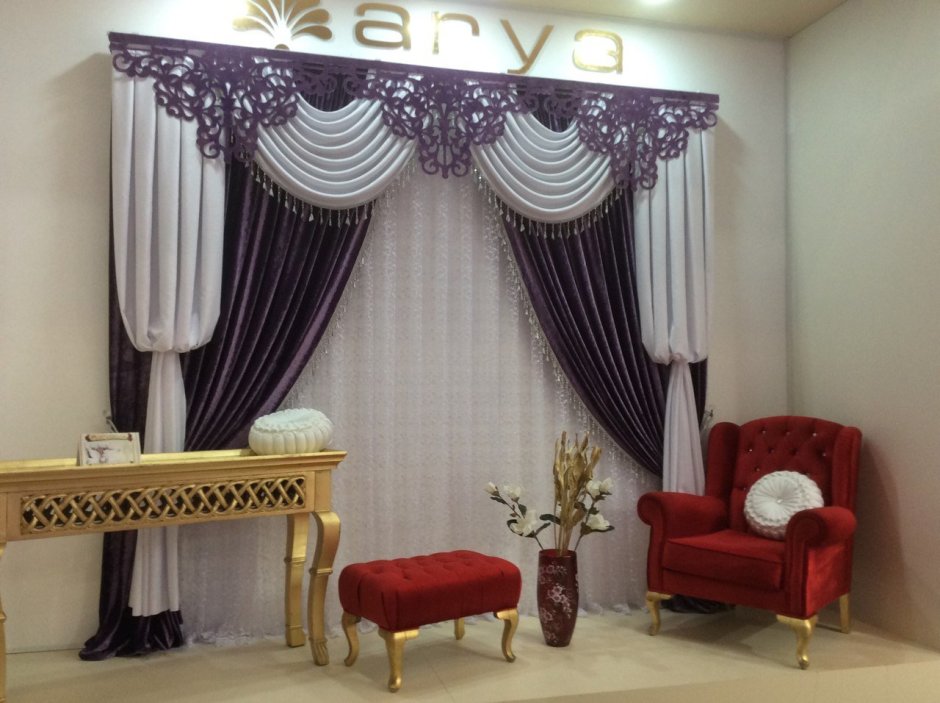 Ламбрекены для спальни