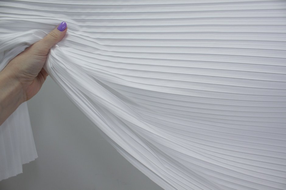 Тюль гофрированный мрамор