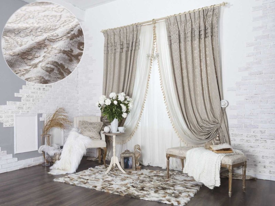 Красивая тюль в гостиную