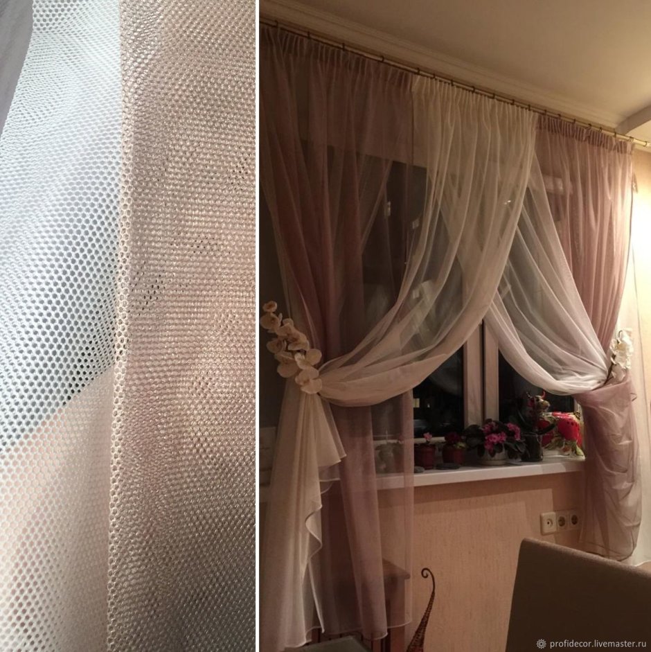 Шторы с бахромой для гостиной