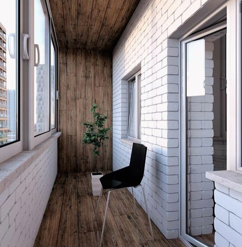 Отделка лоджии