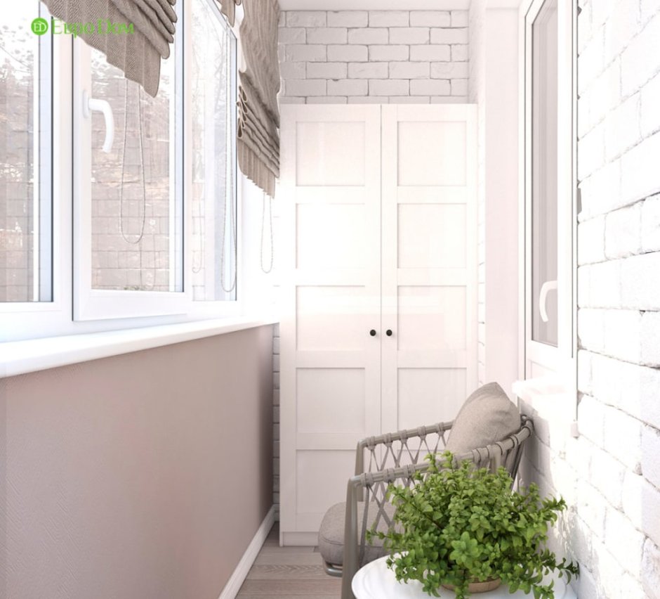 Балкон в неоклассическом стиле