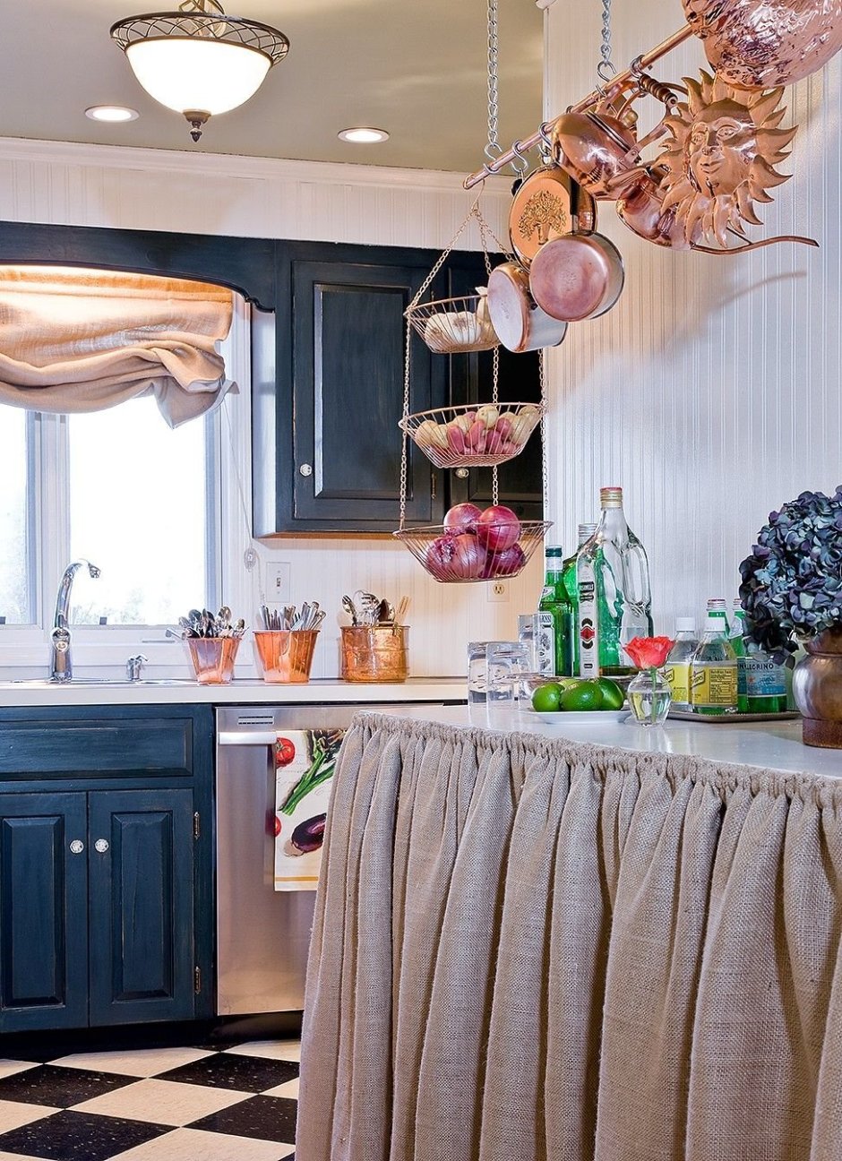 Раковина в деревенском стиле