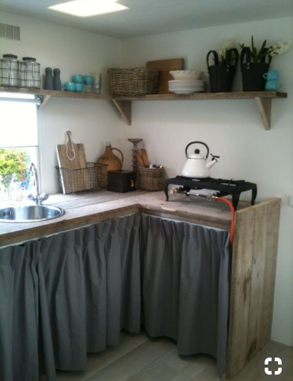 Шторка под раковину на кухню