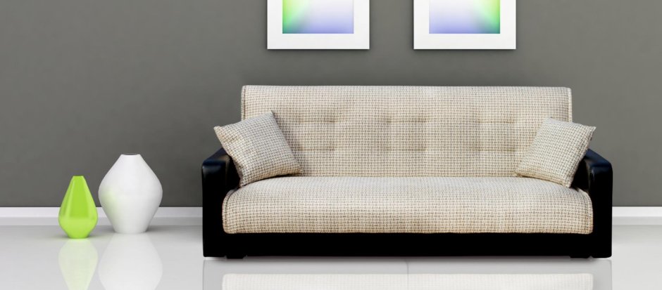 Диван Лондон, рогожка (серый)