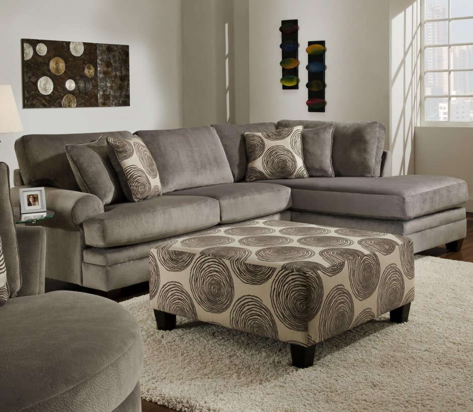 Диваны в шенилле в интерьере