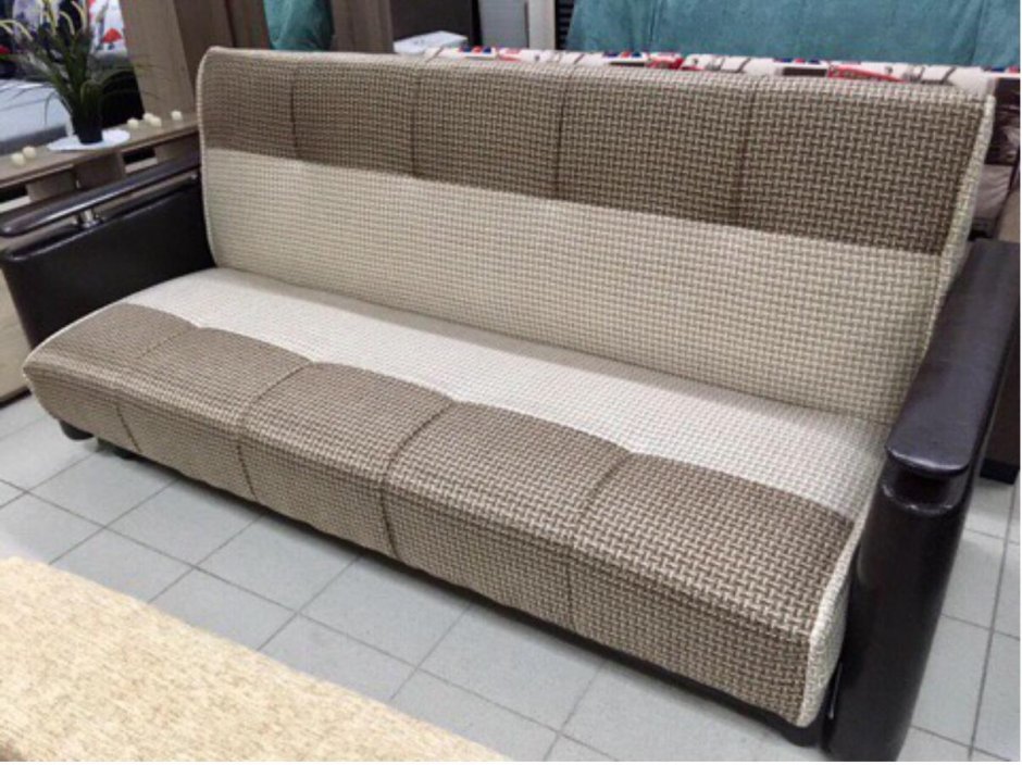 77.07 Диван книжка Лора рогожка коричневый