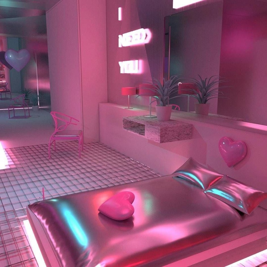 Розовая комната Эстетика