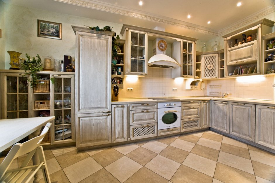 Кухня Прованс состаренное дерево