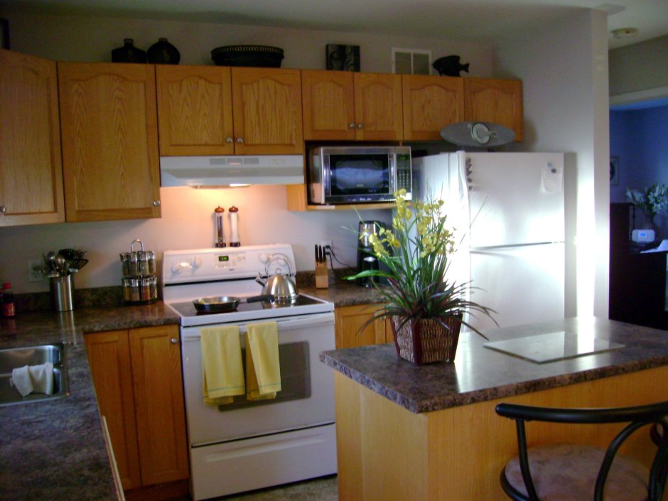 Кухня без вытяжки над плитой