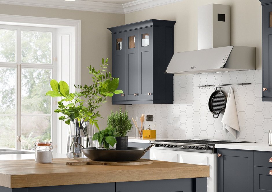 Урбан кухня в стене