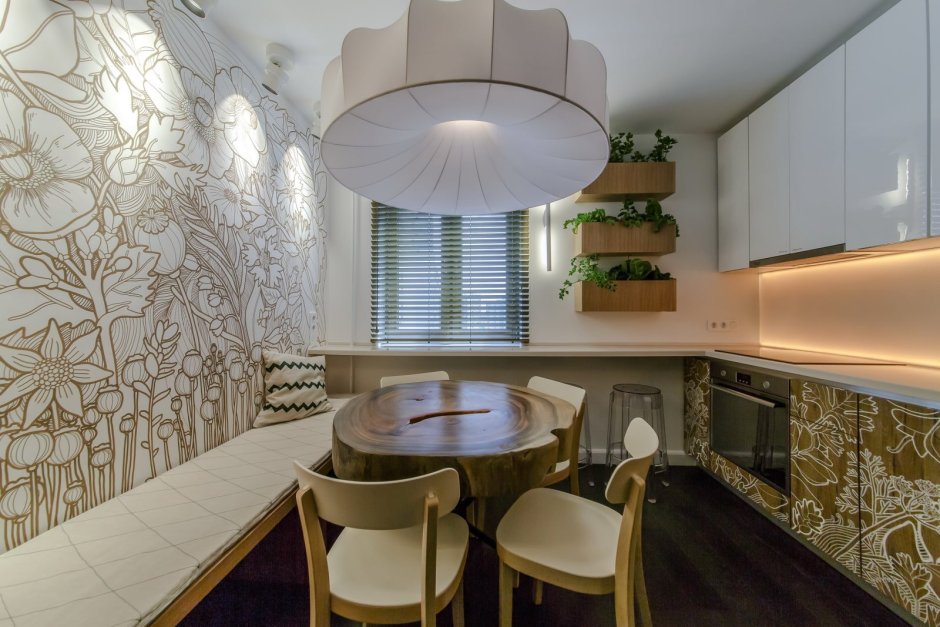 Стены на кухне