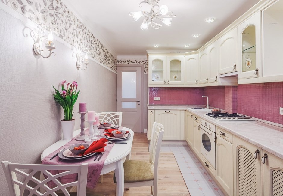 Интерьер обеденной зоны на кухне