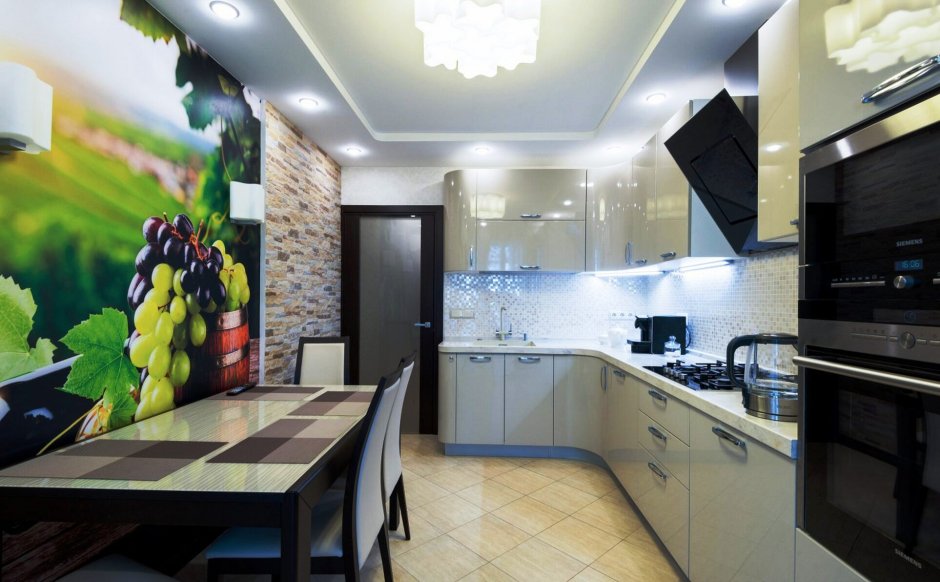 Декор обеденной зоны на кухне