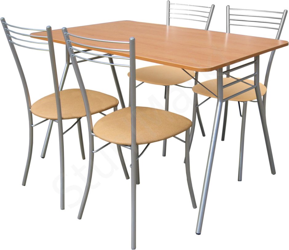Комплект обеденный 6-местный (стол 1500х800х743, 6 стульев)