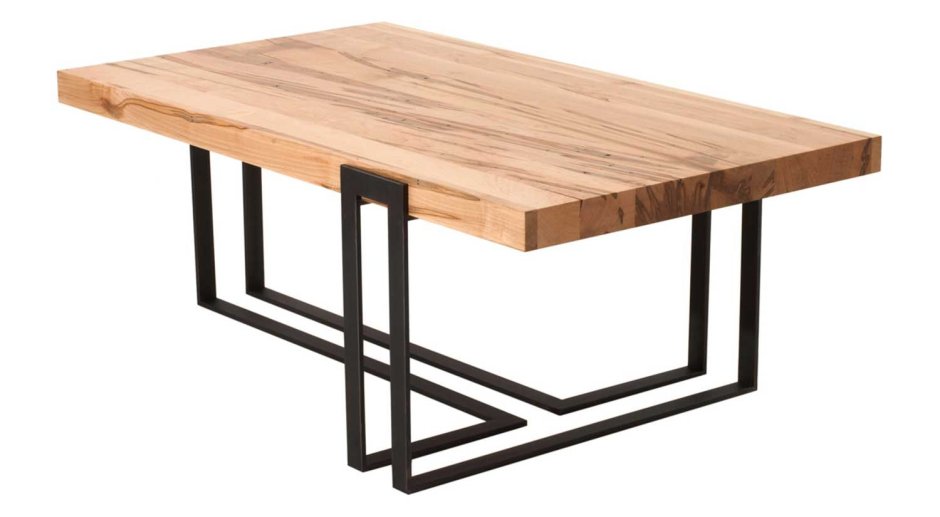 Столик на металлическом каркасе