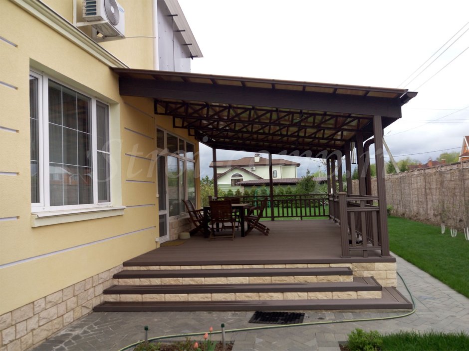 Терраса из металла