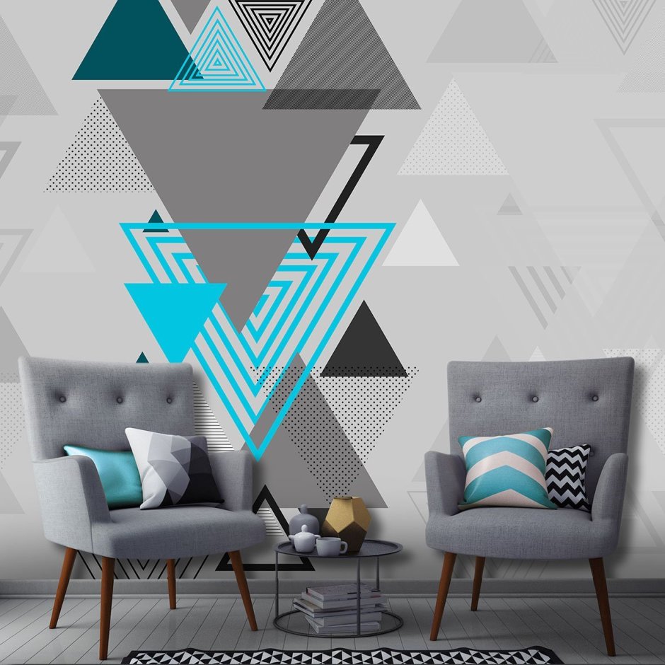 Деревянные рейки в спальне