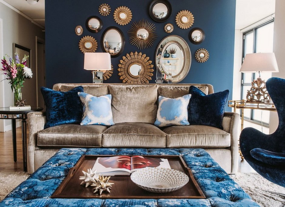 Сочетание декора в интерьере