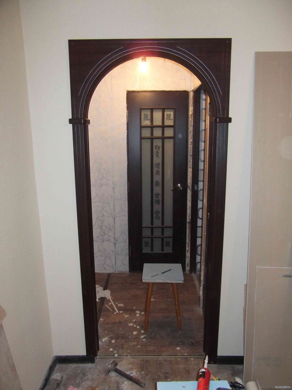 Арка в интерьере кухни