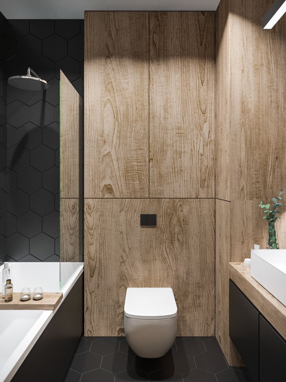 Туалетная комната под дерево