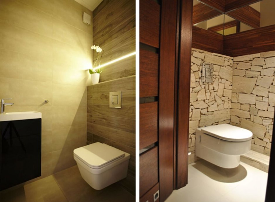 Декоративная штукатурка для внутренней отделки в туалете