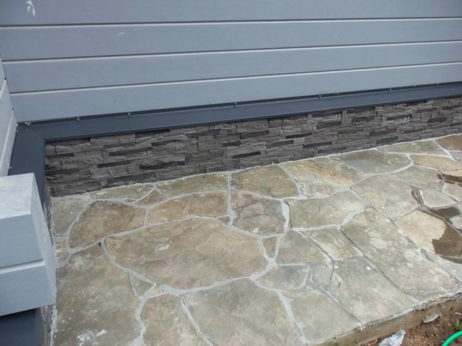 Декоративная отделка отмостки