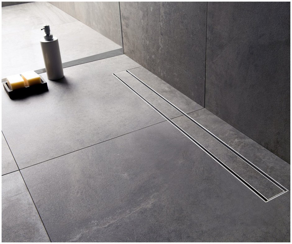 Трап - лоток под плитку с горизонтальным выпуском tim 70х900мм bad459002