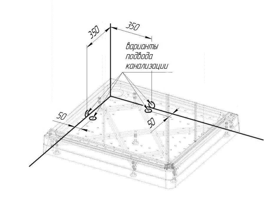Душевой лоток aco SHOWERDRAIN C 408727