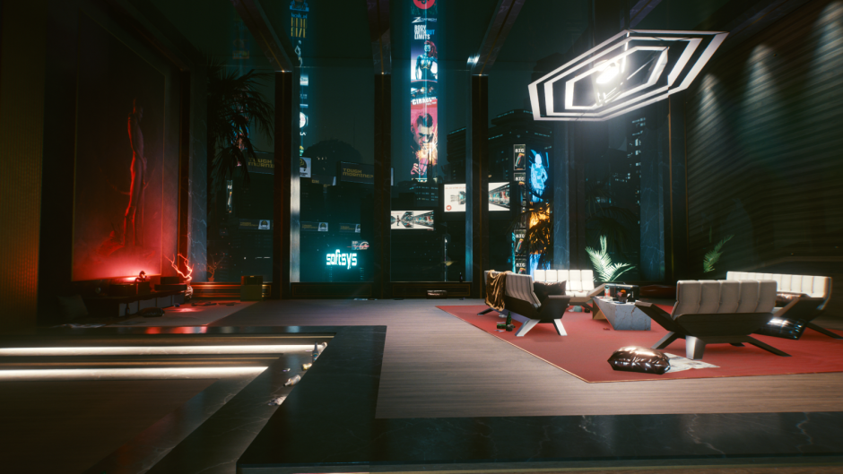 Cyberpunk 2077 мотель комната