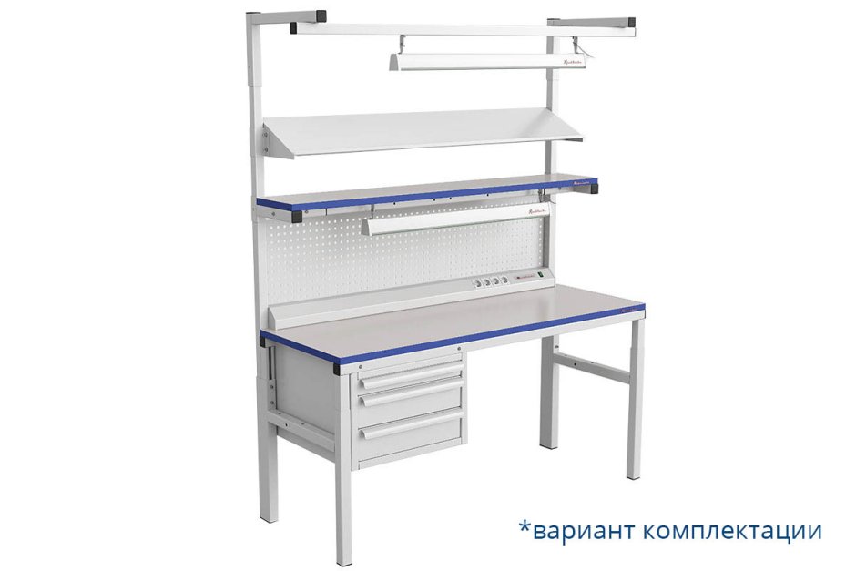 Стол антистатический серии Арбат москвичка ESD 1500 700 мм