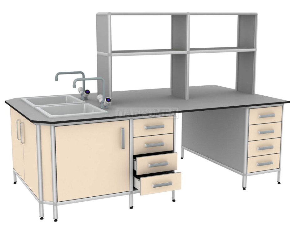 Стол островной с мойкой СКДЛ 4-2