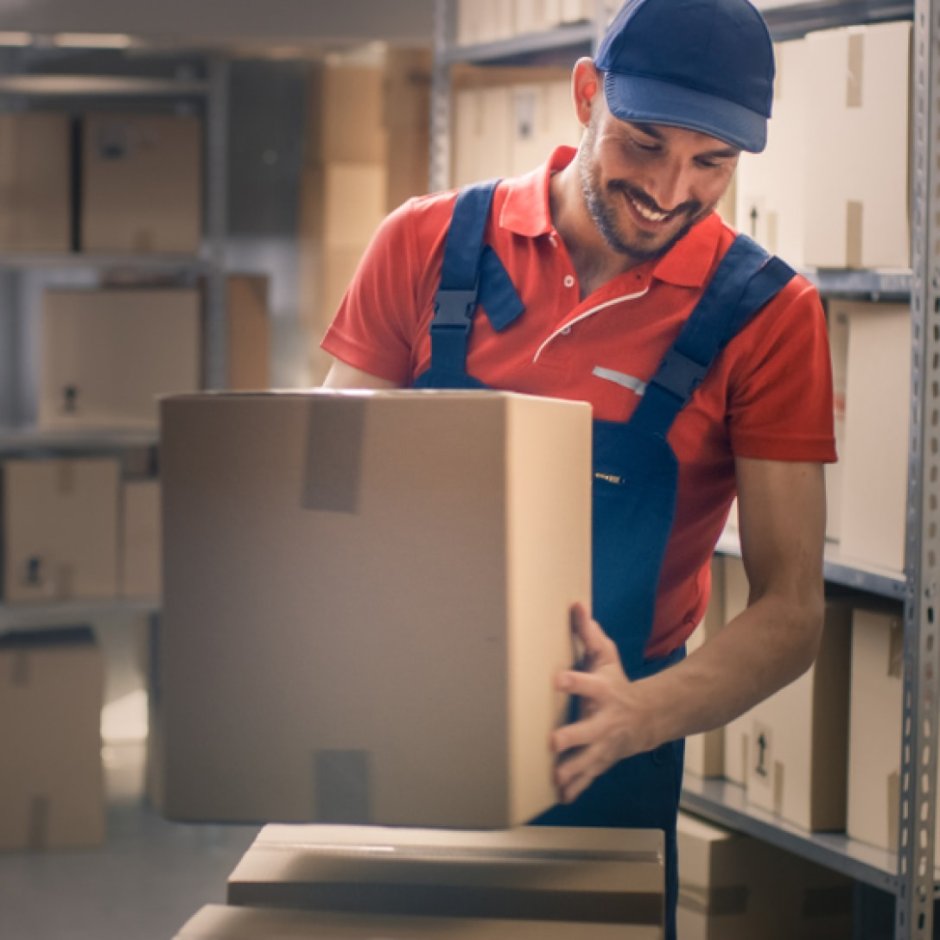 Парень грузчик