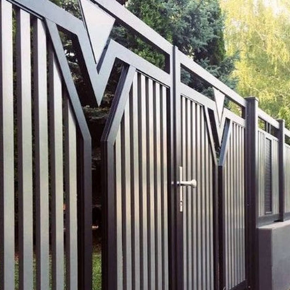 Современные металлические ограждения