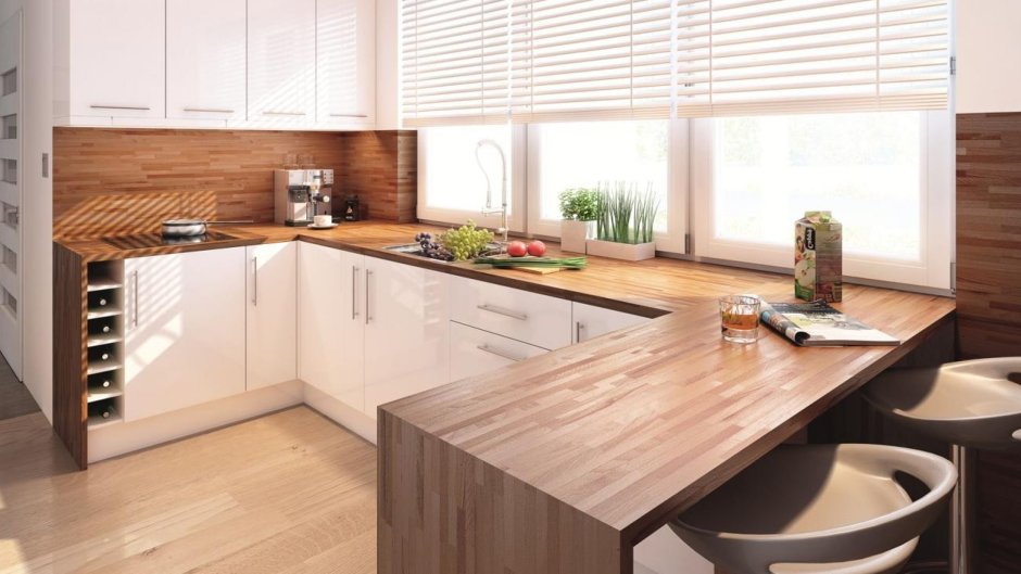 Кухня Лайт 2м сонома глянец белый