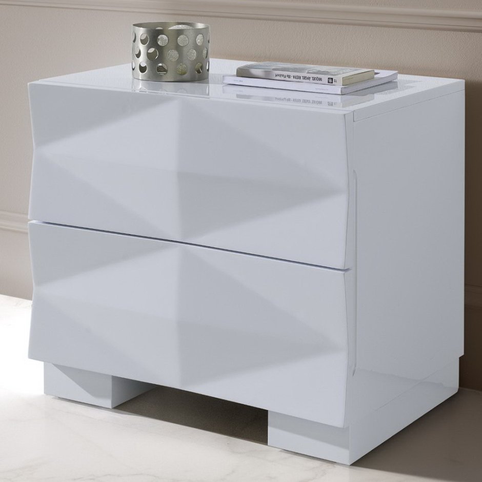 Тумба прикроватная Dupen (Дюпен) м-110 белая