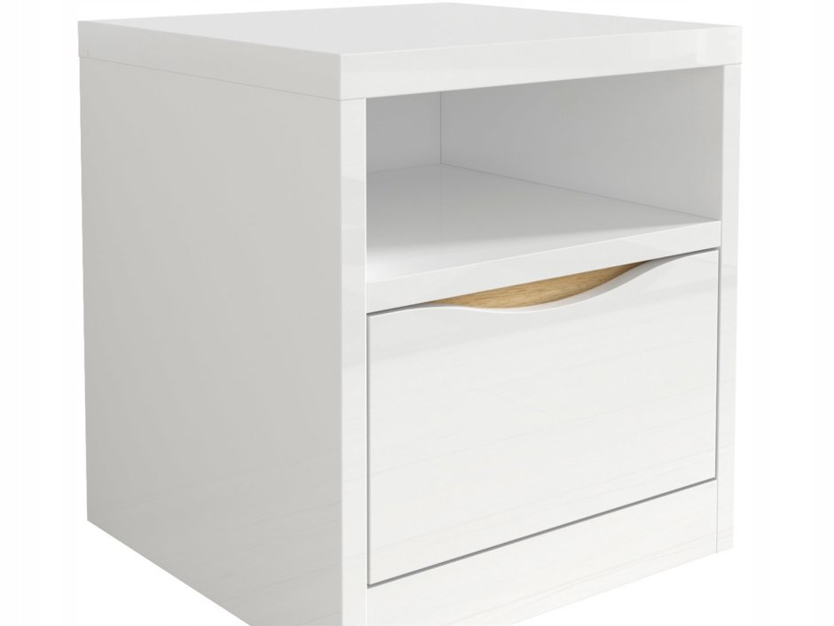 Прикроватные тумбы белые ДСП