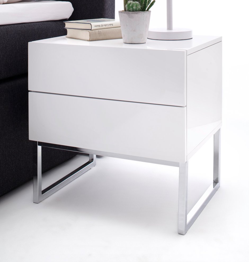 Тумба прикроватная белая