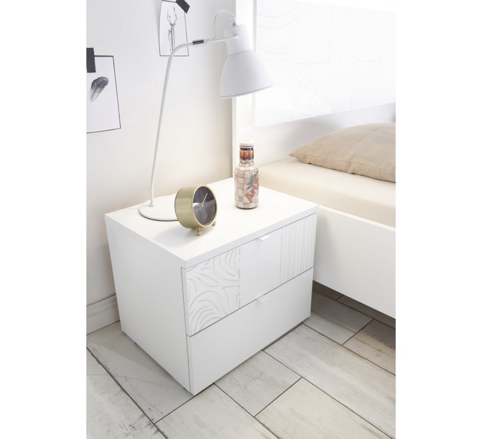 Прикроватная тумба egeby 1 Box White