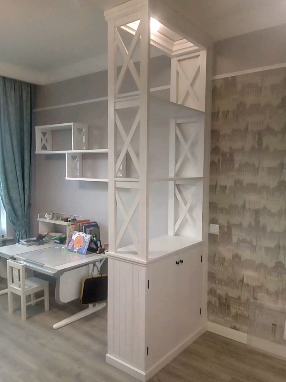 Шкаф-перегородка для зонирования