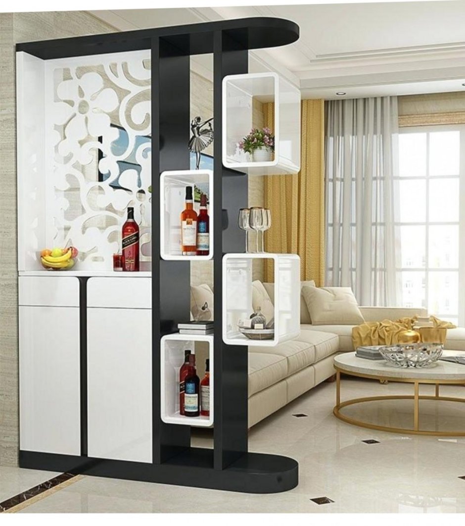 Шкаф-перегородка для зонирования