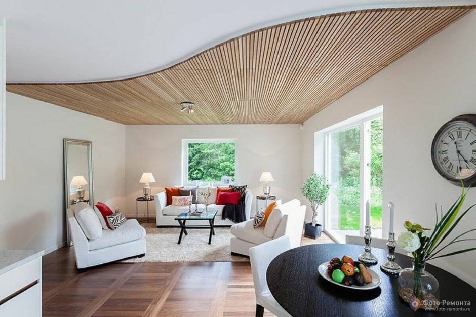 Дизайнерская отделка вагонкой