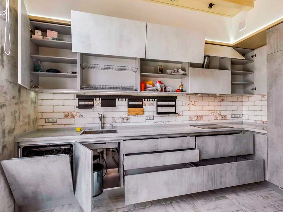 Кухонный гарнитур Бронкс Леко