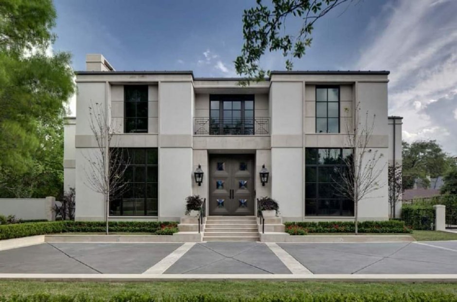 Современные фасады двухэтажных зданий